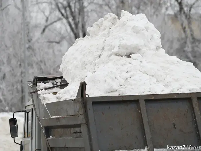 In Kazan, a "gray carrier" was detained for dumping snow in a specially protected natural area.