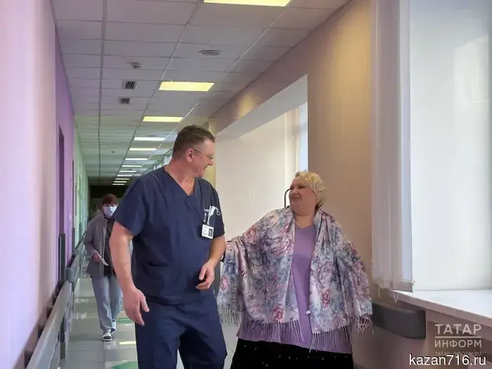 Doctors of RKB RT have, for the first time in the Volga region, reduced a patient's stomach endoscopically through the mouth.