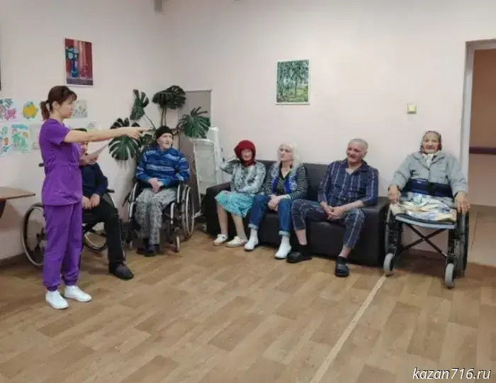 Интеллектуальные состязания в Нурлатском доме-интернате для пожилых людей и людей с ограниченными возможностями.