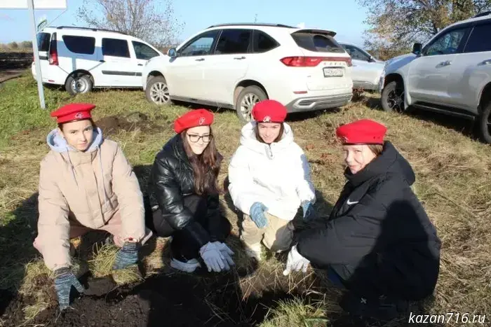В Аксарино создана Аллея памяти героев разных эпох.