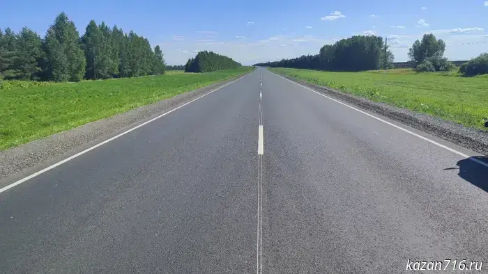 Road repair in the Alkeevsky District of Tatarstan has been completed.