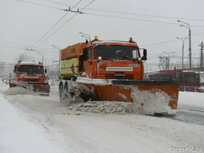 In Tatarstan, 388 units of special equipment have been deployed to clear the roads of snow.