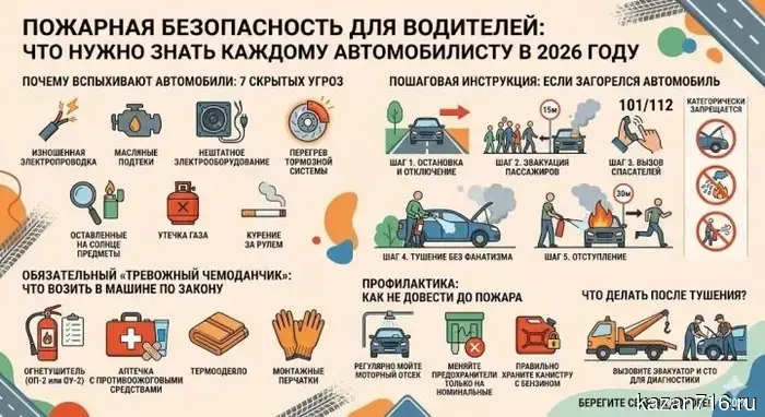 Fire safety for drivers: what every motorist needs to know in 2026