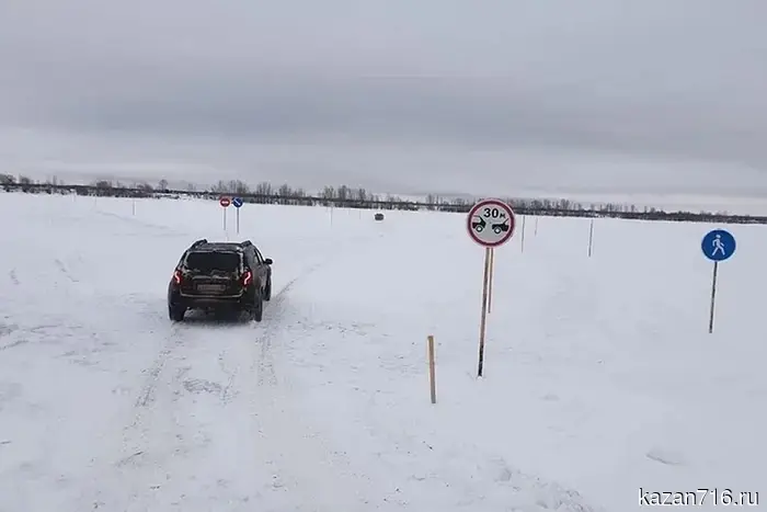 В Татарстане будет запущена зимняя переправа между Зеленодольском и Нижними Вязовыми.