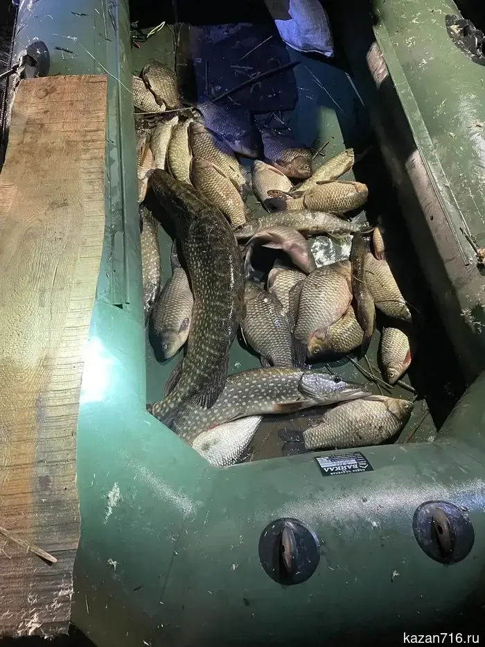 Employees of the State Committee of the Republic of Tatarstan for Bioresources have stopped illegal fishing in the Spassky District.