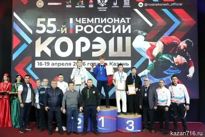 Laishyev wrestlers are champions of Russia in koresh.
