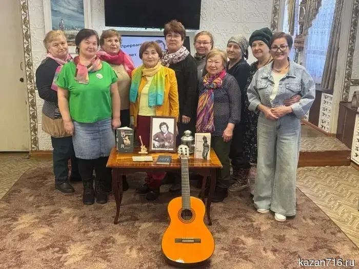 The literary and musical memorial hour for Vladimir Vysotsky took place at the Zainsk Museum.