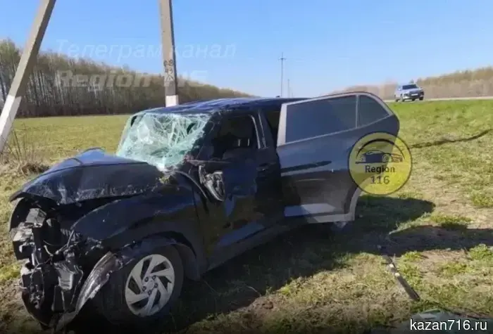 In the Pestrechinsky district, two crossovers collided.