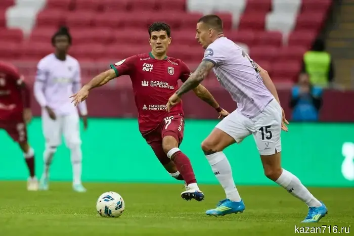 «Рубин» и «Акрон» завершили матч 25-го тура Российской Премьер-лиги вничью.