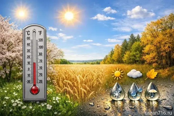 Прогноз на вегетационный период в Татарстане указывает, что апрель и июль окажутся теплее обычных температур.
