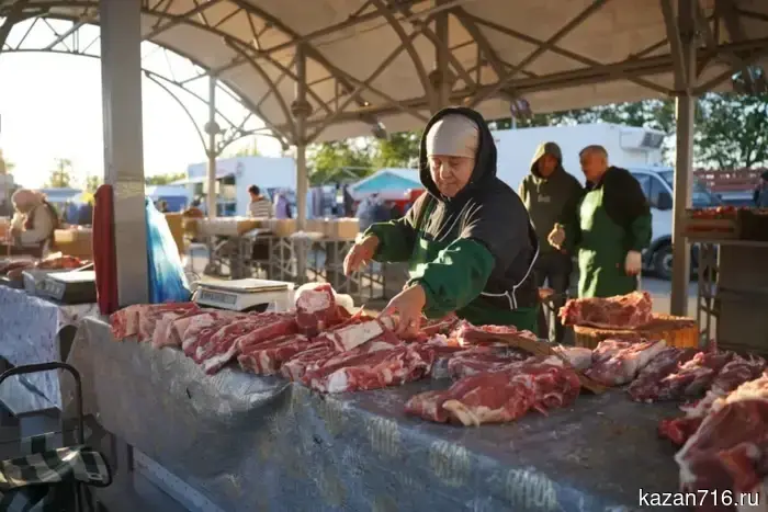 В Татарстане за неделю наблюдается рост цен на мясо.