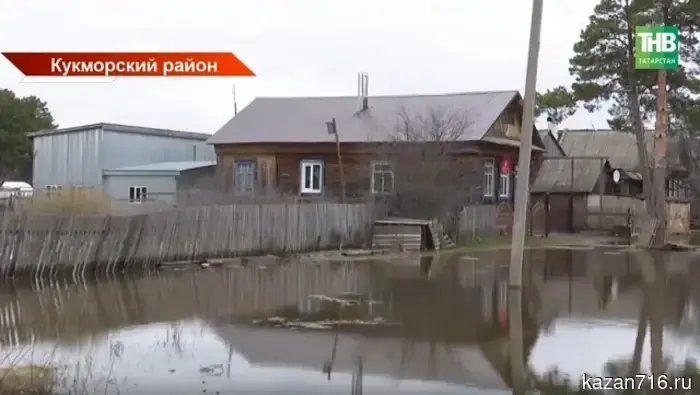 МЧС сообщает о подтоплении 14 садовых участков в Кукморском районе.