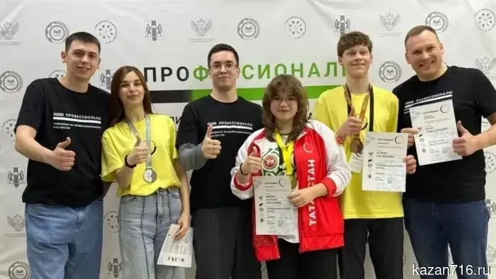 A student from Tatarstan won gold at the "Professionals" championship in printing.