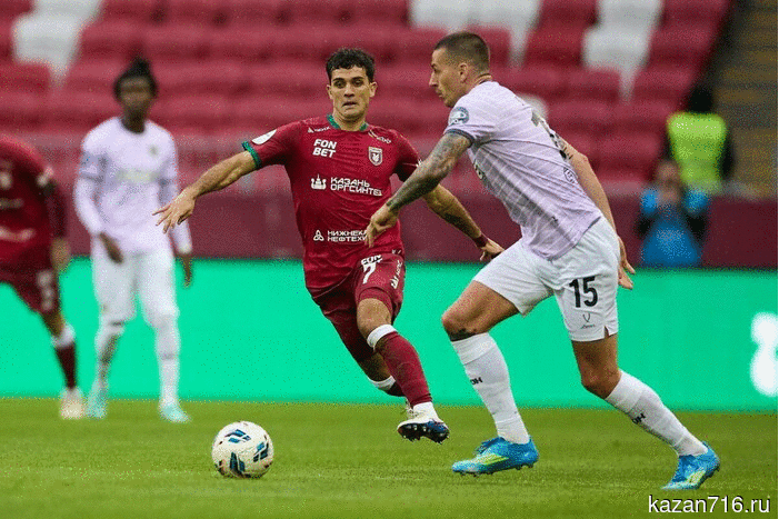 «Рубин» и «Акрон» завершили встречу вничью в рамках 25-го тура Российской Премьер-лиги.