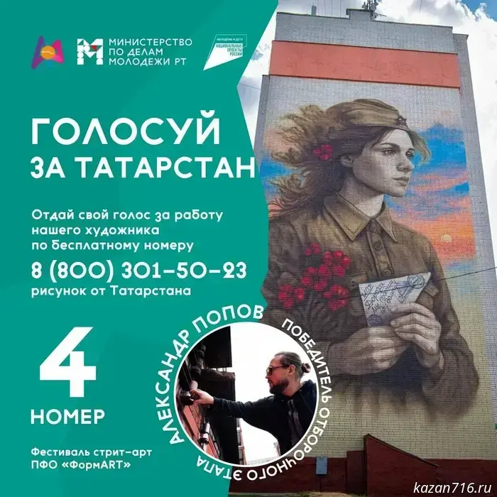 Residents of Tatarstan can vote for the finalists of the FormART festival until September 15.
