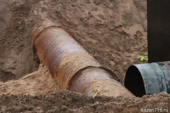 Общий уровень износа тепловых сетей «Татэнерго» составляет 61%.