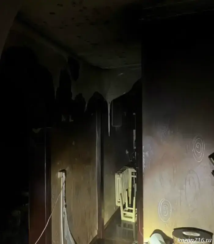 В Елабуге случился пожар, в результате которого произошла смертельная tragedia из-за неугасимой сигареты.