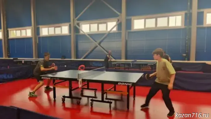 A table tennis tournament was held at the Champion Center.