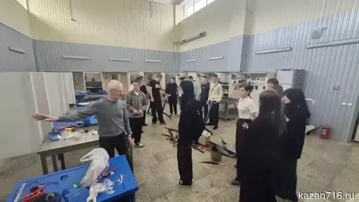 Students of the energy classes have started their internship under the guidance of specialists from the Zainskaya GRES.