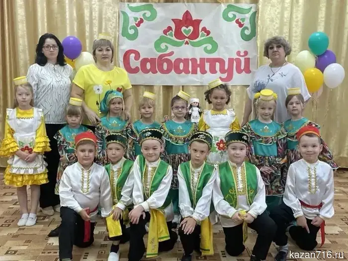 The summer Sabantuy in the kindergartens of the Spassky district gathered young lovers of folk traditions.