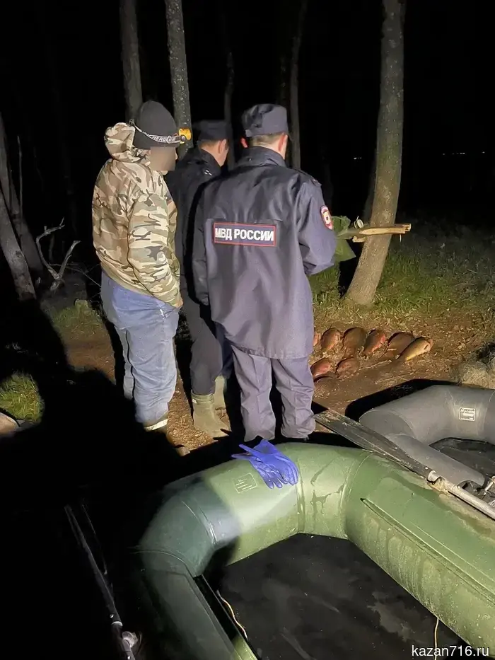 On guard for spawning: Employees of the State Committee of the Republic of Tatarstan for Bioresources have thwarted poaching in two districts of the republic.