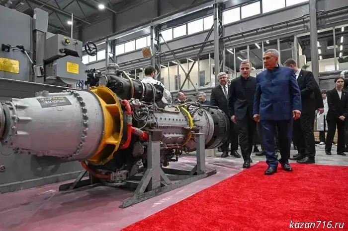 The first phase of a gas-turbine equipment plant was launched in Zelenodolsk.