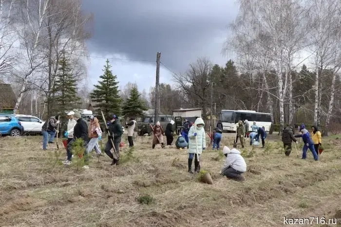 В Лаишевском районе был посажен «Сад памяти».
