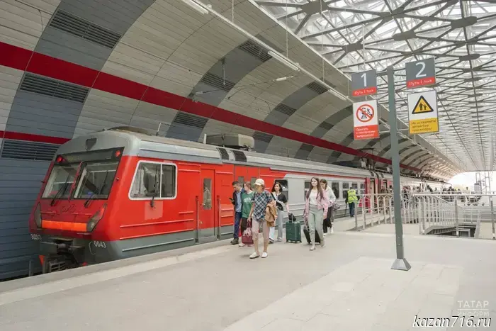 Дополнительные электрички на маршруте Казань – Аэропорт будут запущены на шесть дней.