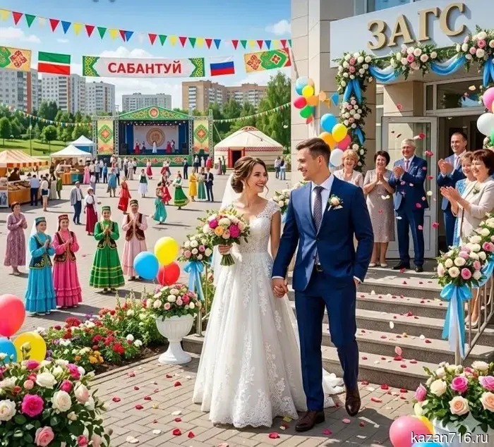 В Заинском районе 6 пар отпразднуют брак в красивую дату 06.06.2026.