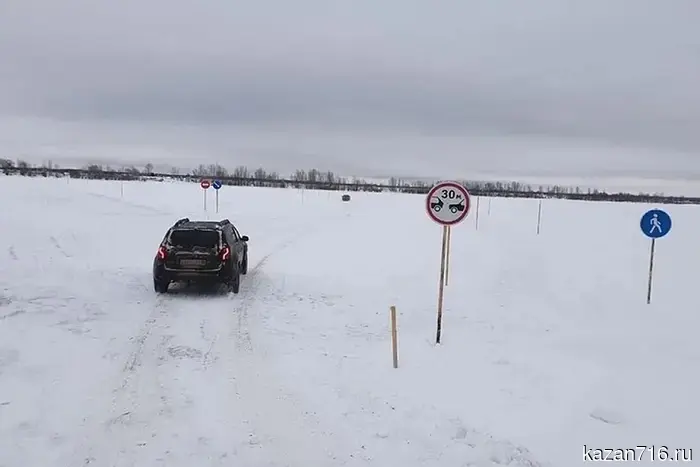 В Татарстане будет запущена зимняя переправа между Зеленодольском и Нижними Вязовыми.