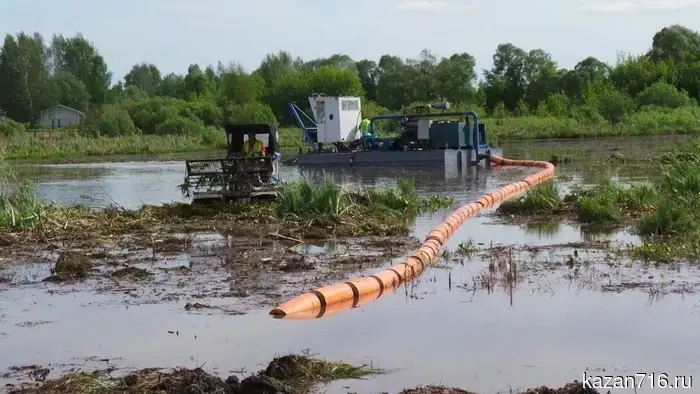 Сантехнический НТ в Татарстане незаконно забирал воду из реки.