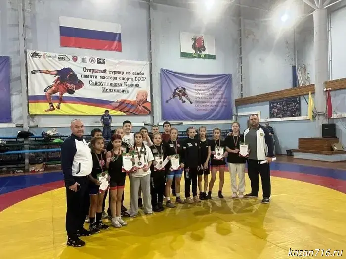 Воспитанники заинской школы борьбы получили медали на первенстве Татарстана.