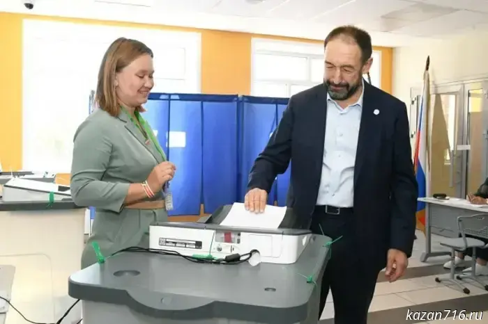 Pesoshin voted in the elections for the Rais of the Republic of Tatarstan.