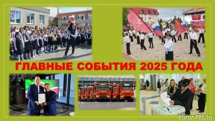 Основные события 2025 года в Лаишевском районе.