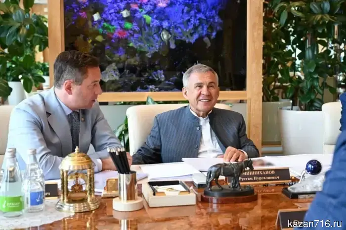 Minnihanov met with the chairman of the Council of the "High-Tech Medical Assistance" Fund.
