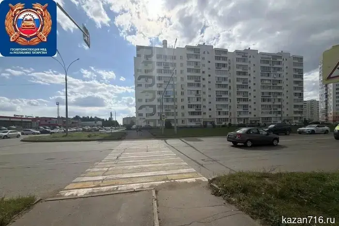 В Челнах на пешеходном переходе водитель автомобиля «Лада» сбил 15-летнюю девушку.