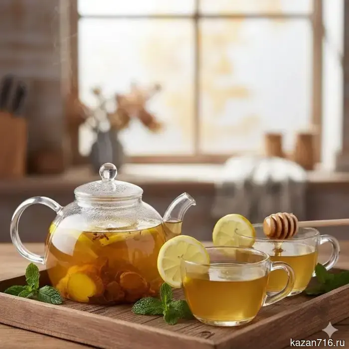 Ginger tea with citrus: a recipe for a vitamin bomb for frosty days