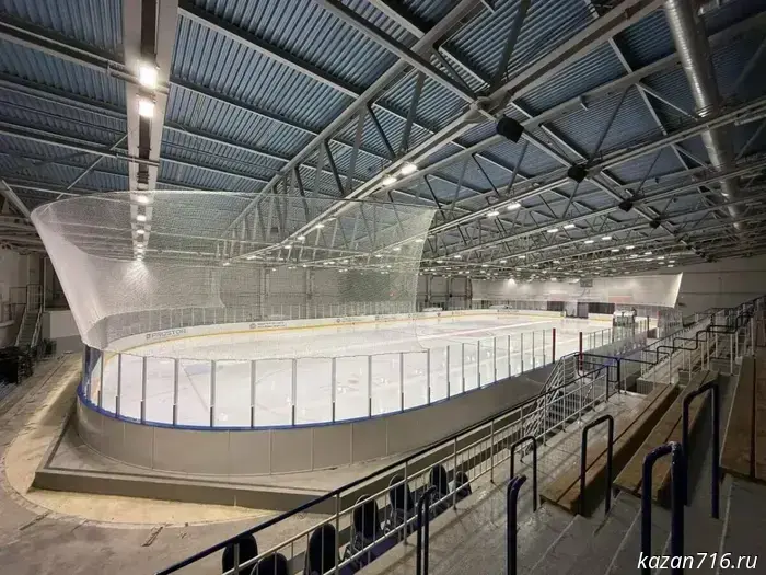В Казани завершился ремонт ледовой арены Дворца спорта.