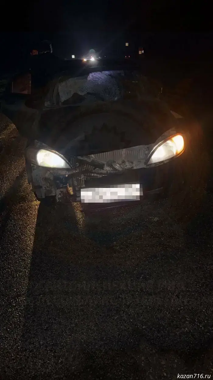 The driver of a foreign-made car fatally struck a man on a highway in Tatarstan.