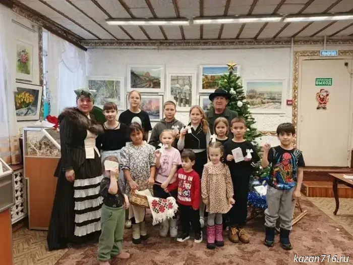 Christmas festivities at the Zainsk Museum