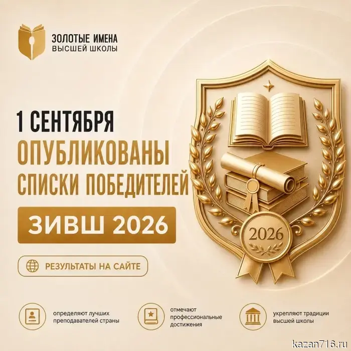 KIU teachers are winners of the All-Russian competition "Golden Names of Higher Education" - 2026
