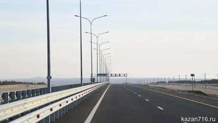 В Татарстане за год по платным автодорогам проехало примерно 7 миллионов автомобилей.