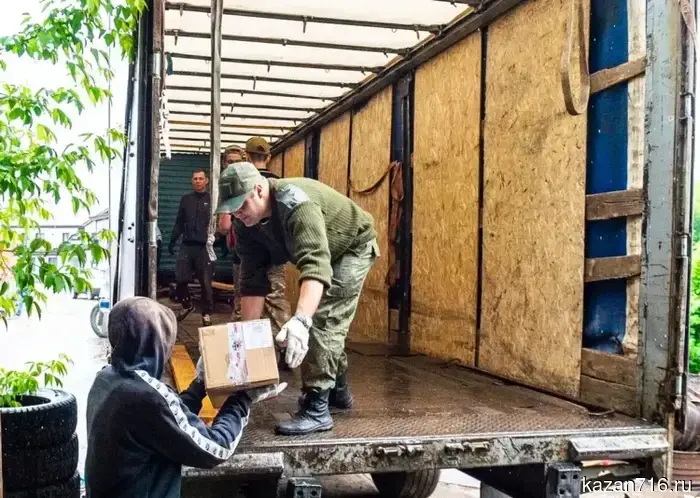 45 tons of humanitarian aid were sent from Nizhnekamsk to the SVO zone.