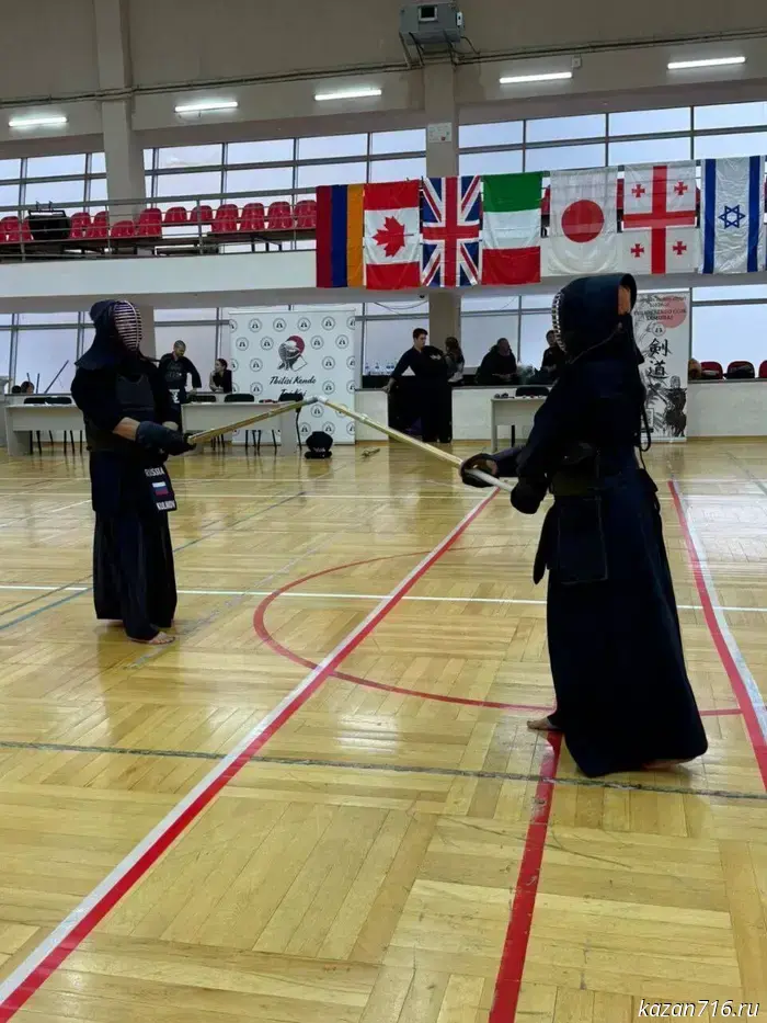 An athlete from Tatarstan won the silver medal at an international kendo tournament.
