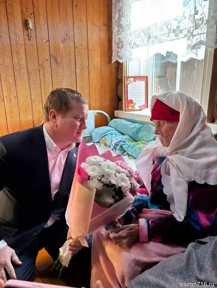 «Она – живая история»: жительницу Мамадышского района отметили с юбилеем в сто лет.
