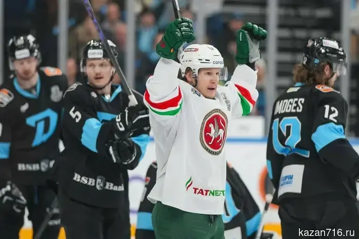 «Ак Барс» с большим преимуществом победил минское «Динамо» в своём первом домашнем матче и вышел вперед в серии 3-0.