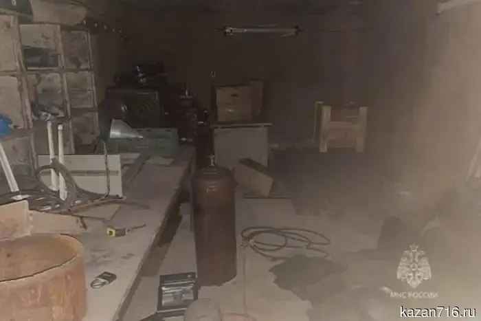 В Челнах произошел взрыв во время готовки плова в гараже.