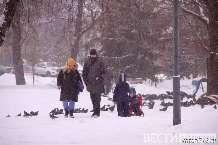 Temperatures in Tatarstan are expected to drop to -16 °C.