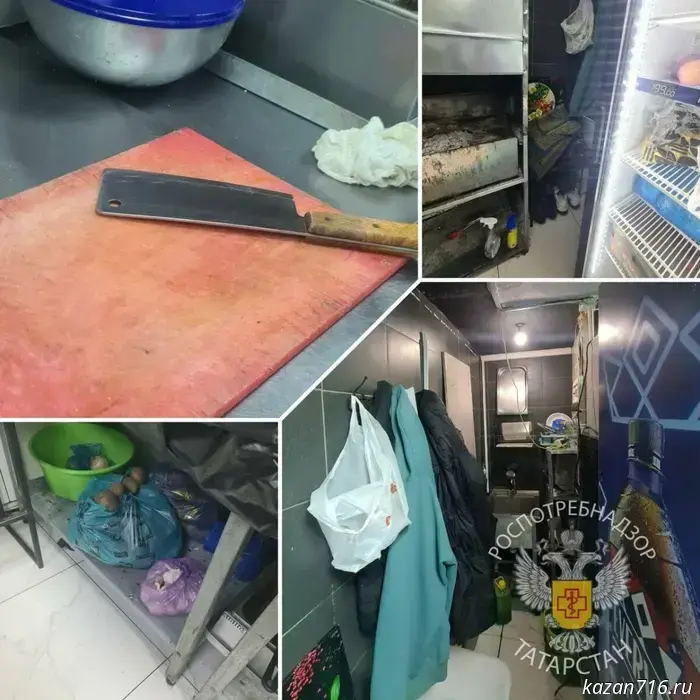 Another shawarma shop in Kazan was closed for sanitary violations.