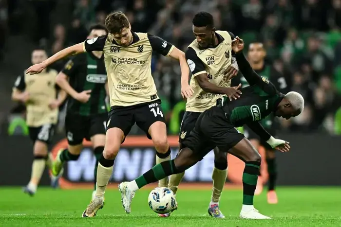 Rubin lost narrowly to Krasnodar in the 13th round of the RPL.